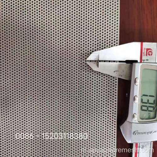 2,0 mm dikte geperforeerde metalen gaasschaal